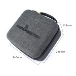 Vente en gros 240X200X110mm 330X235X120mm Radiomaster Nylon EVA RC Sac à main pour TX12 TX16S SE TX18S T18 X7 X9D Plus FLYSKY I6S I6X